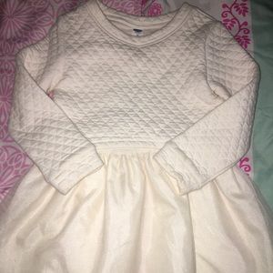 Old Navy Cream dress with tulle